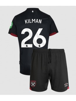 West Ham United Max Kilman #26 Dječji Gostujuci Dres kompleti 2024-25 Kratak Rukavima (+ kratke hlače)